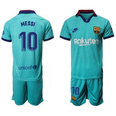 Billiga Fotbollströjor FC Barcelona MESSI 10 Barn Tredje tröja 2019/20 Kortärmad